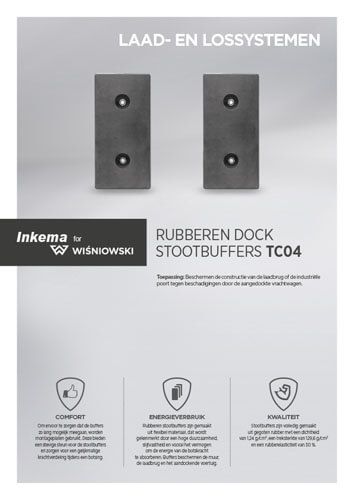 Rubberen dock stootbuffers TC04