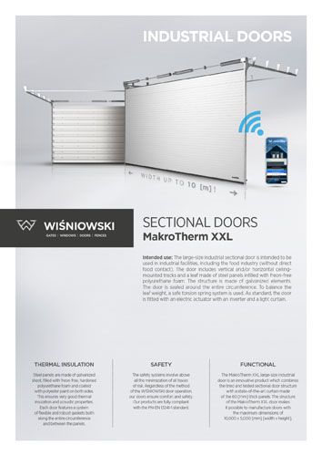 MakroTherm XXL sectional doors (EN)