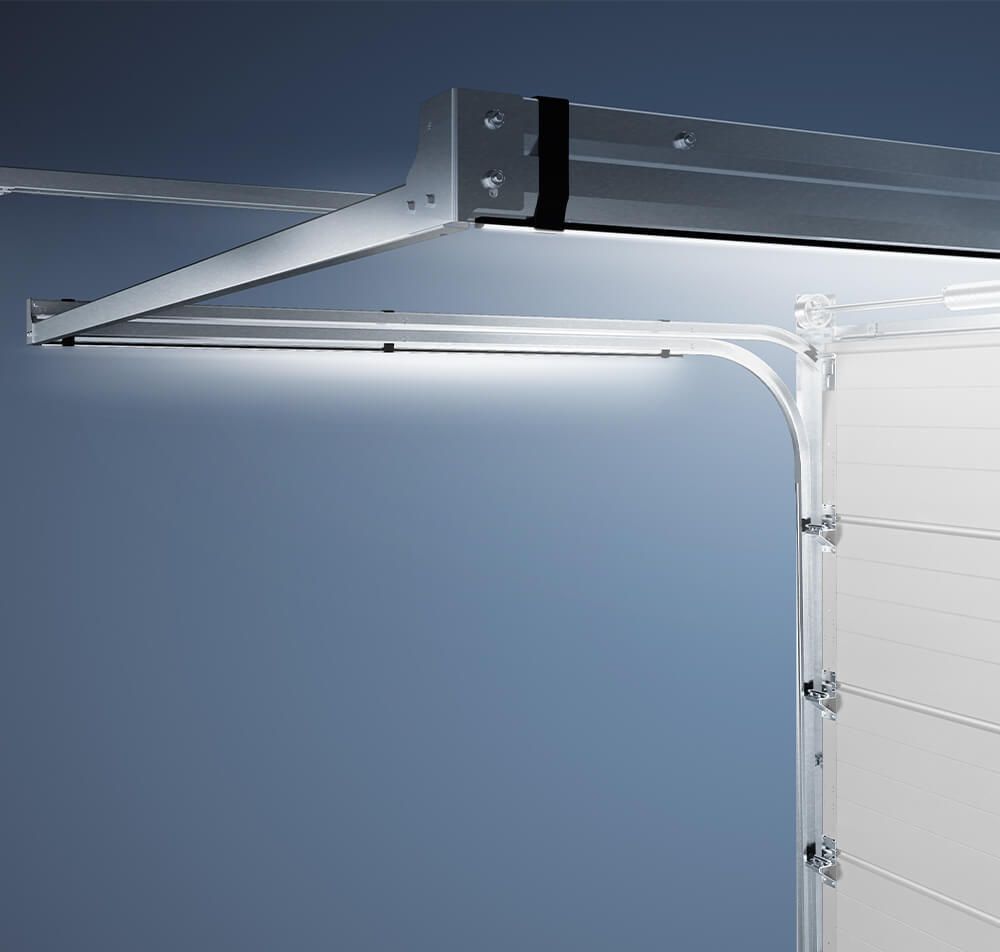 LED-verlichting onder de geleiders