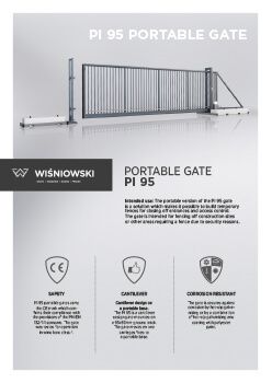 Portable gate PI 95 (EN)