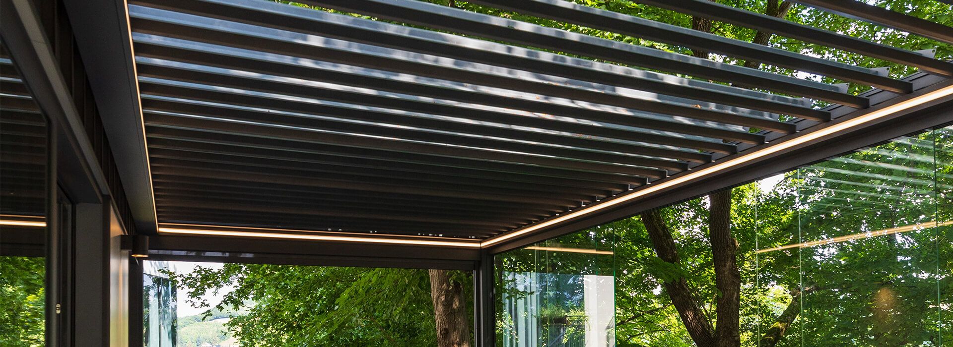 Automatische lamellen tegen regen