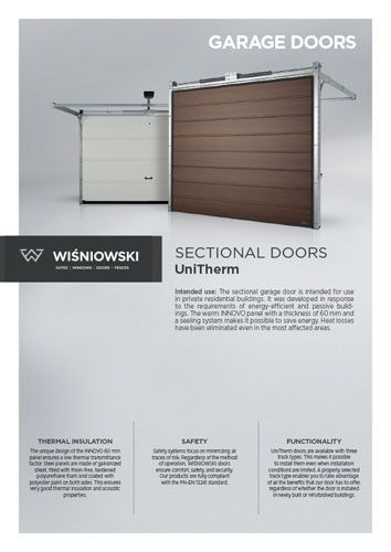 Sectional doors UniTherm (EN)