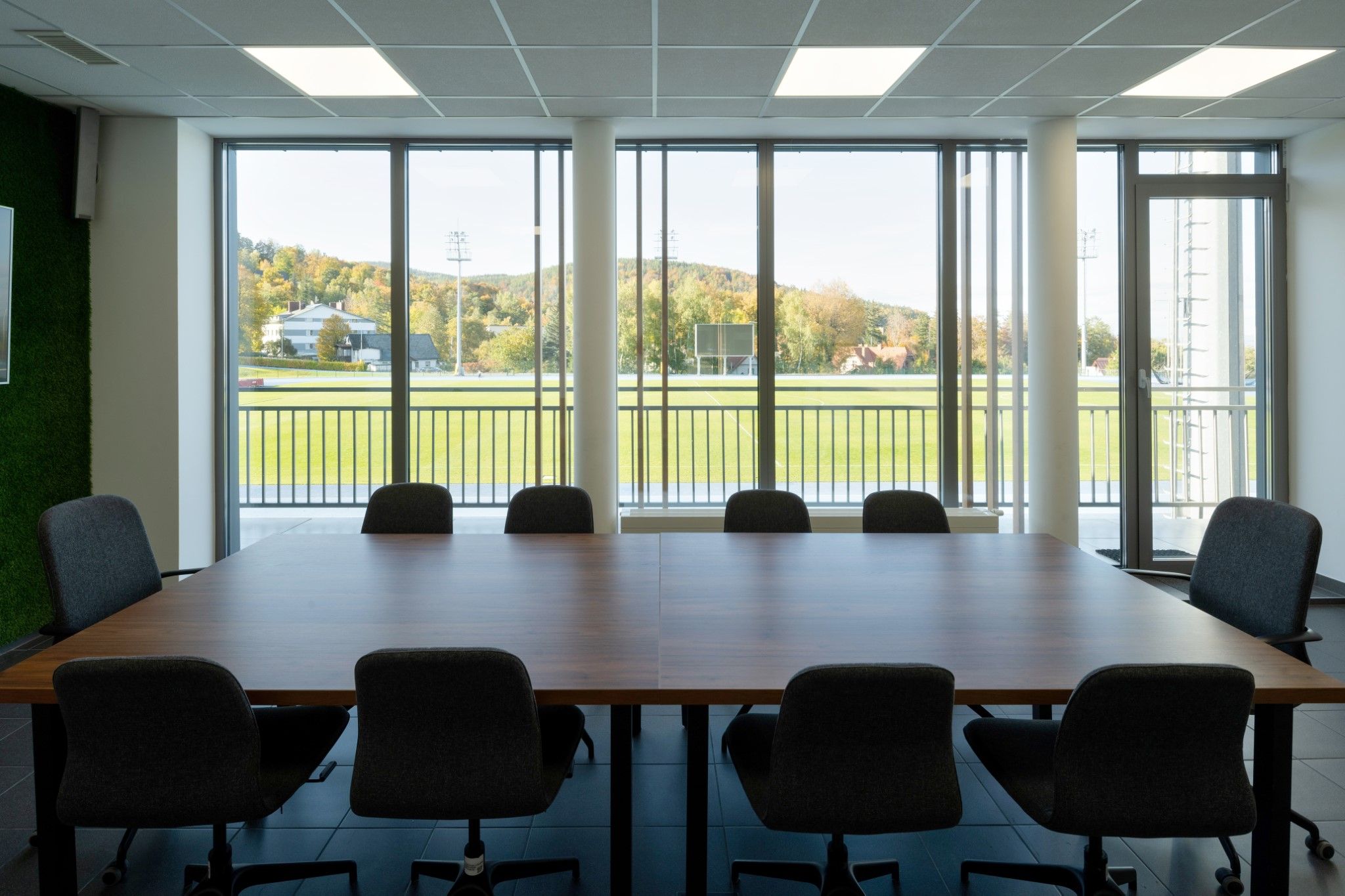 karkonosze uitzicht vanuit het raam