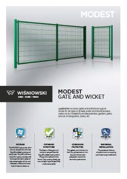MODEST gate and wicket (EN)