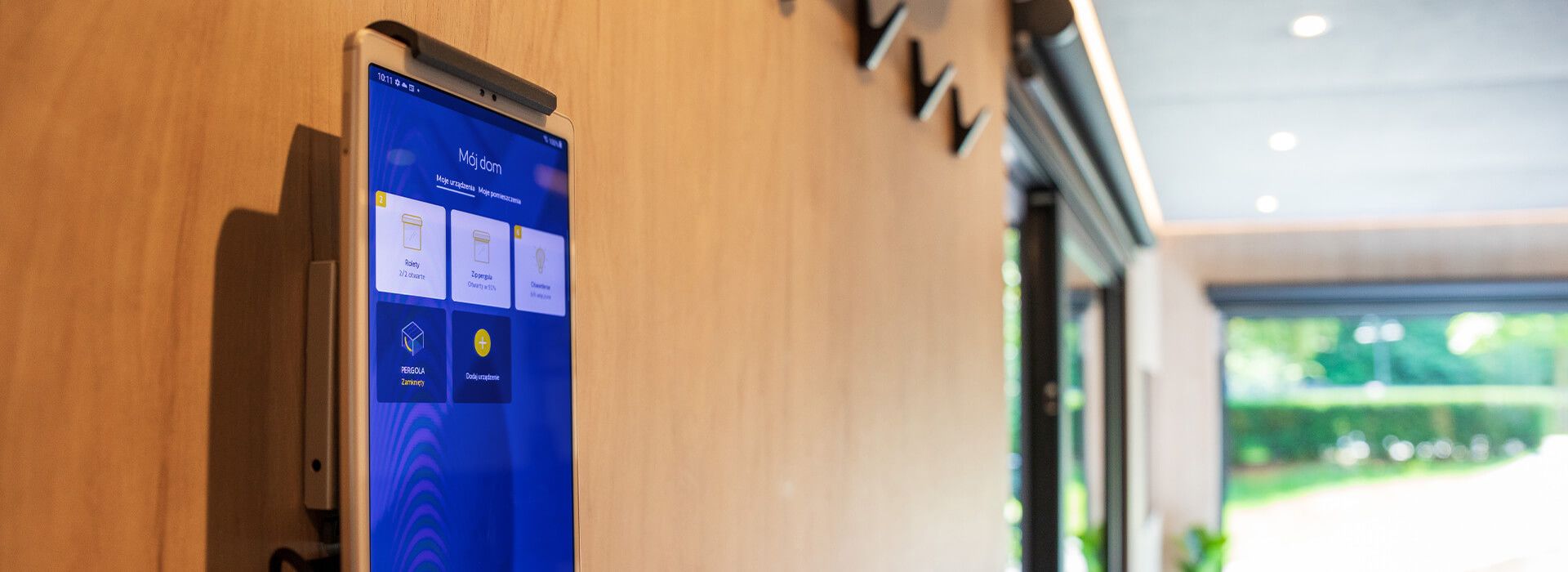 Pergola bestuurd via smartphone