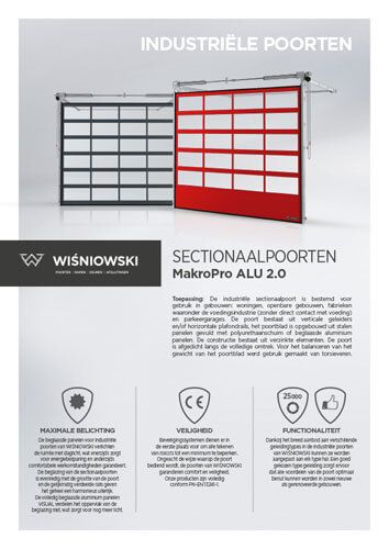 Sectionaalpoorten MakroPro ALU 2.0