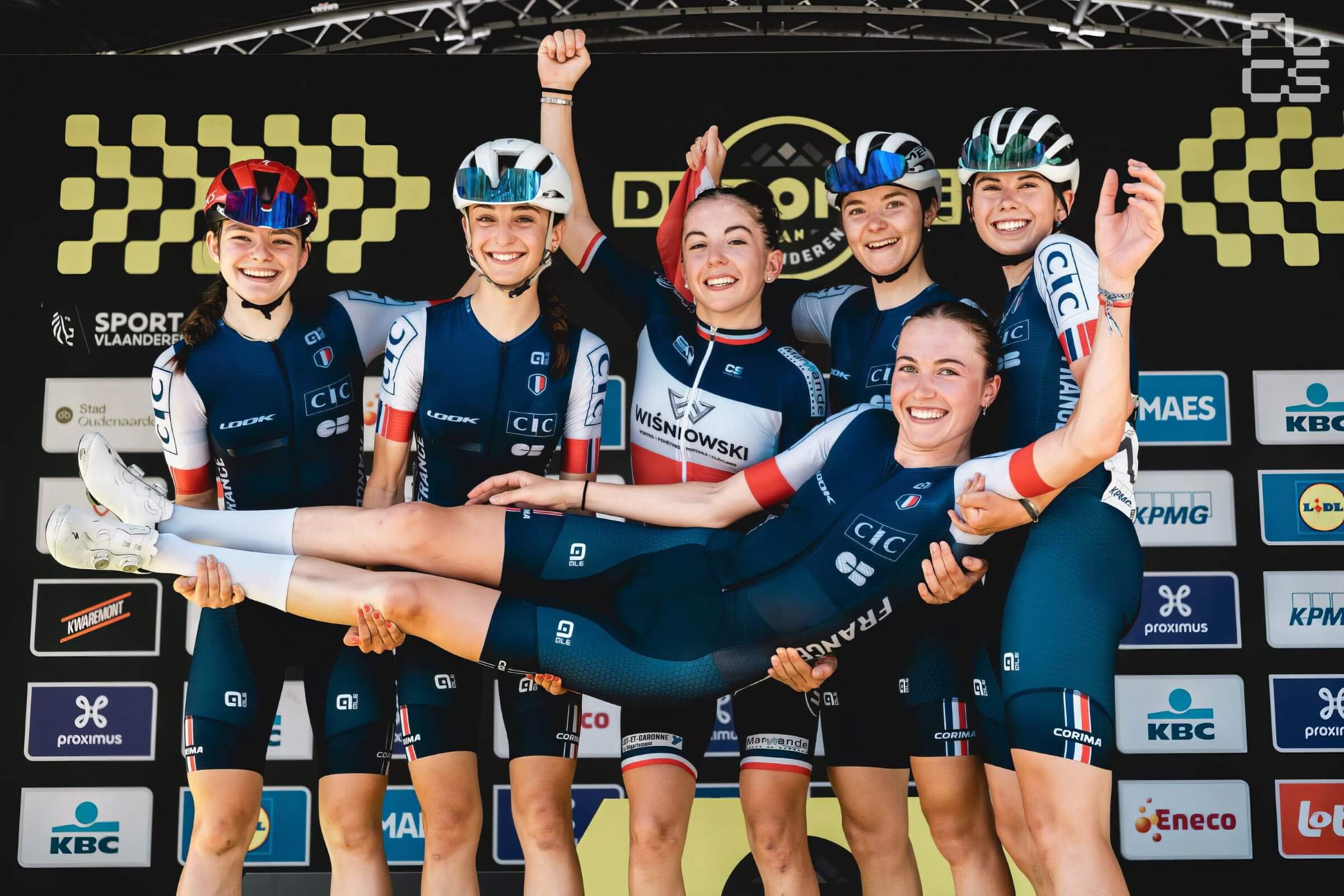 Succes van de speelster van de CM47 Marmande Women-club, gesponsord door WIŚNIOWSKI
